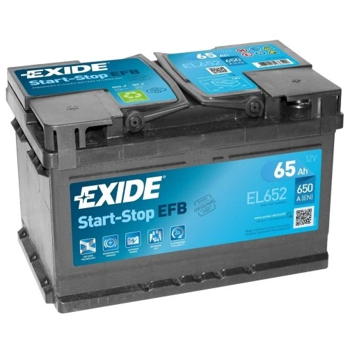 Batterie EXIDE Start Stop EFB EL652 L2 12V 65AH 650CCA - Photo 1/1