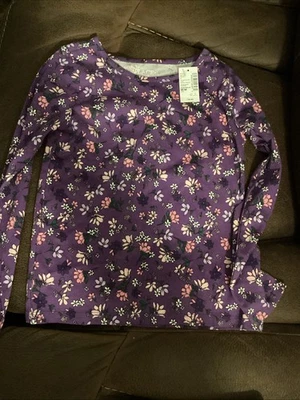 Camisa para niña Carter's floral de manga larga Foto 1 de 3