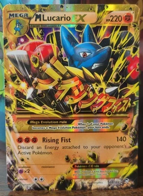 M Lucario EX (Secret) 113/111 XY - Furious Fists Holo - Image 1 of 2