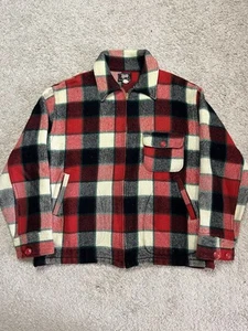 Chaqueta de Colección Años 50 Woolrich Woolen Mills Cuadros Buffalo Mackinaw Cremallera Completa 44 - Imagen 1 de 11