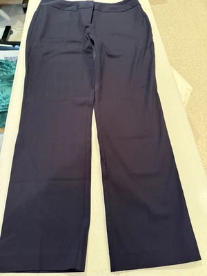 Pantalones chinos para mujer Laura Ashley talla 16 azules - nuevos con etiquetas Foto 1 de 4