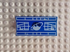 LEGO Spoiler / Plow Blade 6x3 with Hinge with Ice Planet and Mechanic 2440pb004