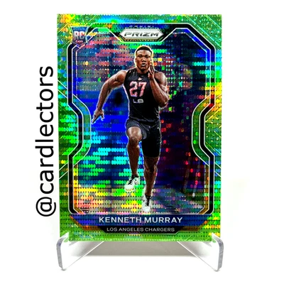 2020 Panini PRIZM KENNETH MURRAY #327 RC Neon Green Pulsar PRIZM SP CHARGERS - Image 1 of 2