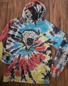 Collectible Mens Crooks & Castles Tie Dye Vacation Beach  Hoodie Sweatshirt M - Picture 1 of 4