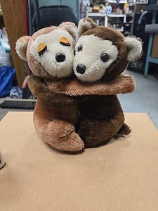Vintage Dakin Fun Farm Plush Hugging Bears Stuffed Toys 1978 9"  Hook and Loop - Picture 1 of 19