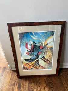 The Shadow - Ablaze Michael Kaluta Primer Equipo Prensa Litografía Limitada 1245/2500 - Imagen 1 de 4