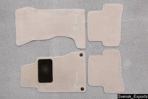 Mercedes W203 C-Class 01-07 * 4MATIC * OEM Light Beige Carpet FLOOR MATS Mat Tan - Picture 1 of 3