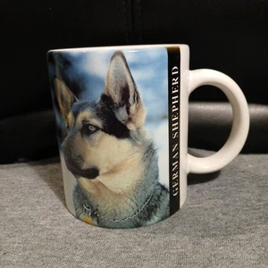 Taza de café vintage de pastor alemán - Express Corp 1992 - Andre Gallant - Imagen 1 de 6