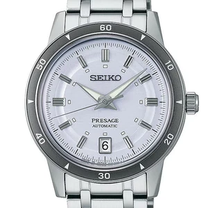 SEIKO PRESAGE SARY267 Silver Violet Dial 60’s Automatic Mechanical Men Watch - Bild 1 von 9