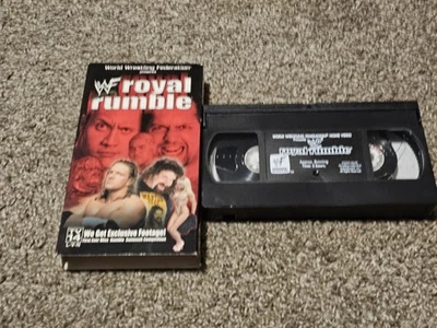 wwf ROYAL RUMBLE 2000 NON-RENTAL vhs wrestling THE ROCK - Image 1 of 3