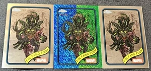 2025 Topps Chrome Marvel Blue /199 Green Refractor Fin Fang Foom #53 - Picture 1 of 2