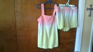Wonder Nation 2-Pc Terry Cloth Ombre Shorts/Tank Set Size 6 Top/7-8 Short *Stain - Picture 1 of 24