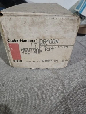Cutler-Hammer DS400N 400A Neutral Lug Kit, Series A Free Shipping - Image 1 of 4