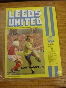 24/01/1979 Football League Cup Semi-Final: Leeds United v Southampton . Thank y - Picture 1 of 1