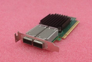 New Dell Mellanox CX456A ConnectX-4 Dual-Port EDR 100Gb IB/Eth QSFP28 Card NNJ2M - Picture 1 of 9