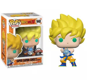 FUNKO POP DRAGONBALL Z 948 SUPER SAIYAN GOKU KAMEHAMEHA SPECIAL DIAMOND GLITTER - Imagen 1 de 4