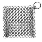 Stainless Steel Chain Mail Scrubber For Quick And Easy Kitchen Utensil Cleaning