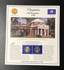 PCS 2000 Virginia State Quarter Set P&D Mint BU - Picture 1 of 4