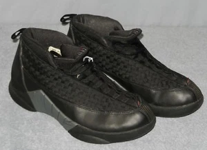 Boys Original 1999 Air Jordan 15 XV Stealth Shoes Size 6 Y Black Gray 134090 - Picture 1 of 10