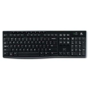 Logitech K270 Wireless Keyboard, USB Unifying Receiver, Black - Picture 1 of 4