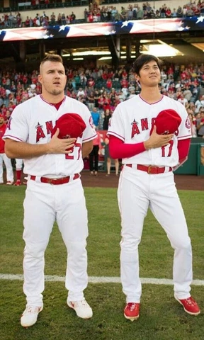 MLB LOS ANGELES ANGELS BASEBALL TROUT OHTANI GAMEROOM DECOR FRIDGE MAGNET #18 Cover