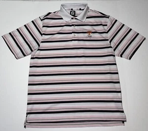 FootJoy Kiahwah Ocean Course Golfschläger Poloshirt Herren Large gestreift gebraucht, in einwandfreiem Zustand - Bild 1 von 7