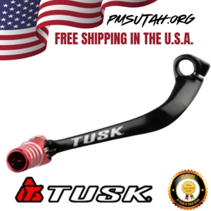 Tusk Shift Pedal +10MM 2013–2025 Honda CRF110F CRF 110F Gear Shifter Lever Red - Picture 1 of 3
