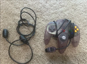 Nintendo 64 Clear Purple Controller W/Extension - Picture 1 of 1