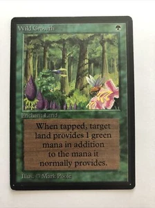 Wild Growth X (1) Beta MTG - Excellent/Near Mint - *See Scans* - 4RCards - Picture 1 of 2