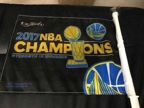 Golden State Warriors NBA Champions Car Flag 2017 Finals New!!! Cover