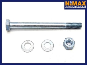 M10 Maschinenschrauben Bauschrauben Sechskantschrauben 1Mutter +2Scheiben DIN601 - Bild 1 von 12