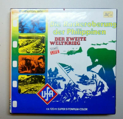 Super 8 Film Die Rückeroberung der Philippinen der zweite Weltkrieg  H-20844 - Bild 1 von 4