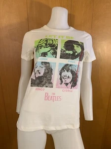NEW! The Beatles LET IT BE T-shirt Top Hippie Music Top XSmall - Picture 1 of 2