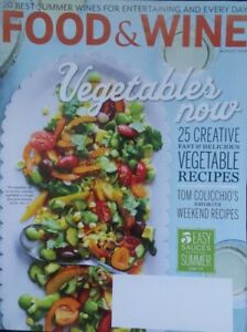 Food And Wine Magazine Aug 2013 25 Creative Vegetable Recipes 5 Easy Sauces