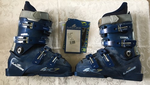 DESCENTE Stivali da sci Lange GX7 ACD Media Fit Blu Cosmico Donna 5 Nuovi