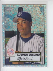 2021 Topps Chrome Platinum ALFONSO SORIANO Rose Gold Mini Diamond /75 Yankees - Picture 1 of 2