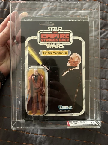 1980 Kenner Star Wars Obi-Wan Kenobi  AFA 75 31 Back-A MOC Cover