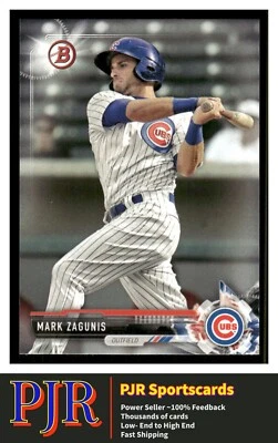 2017 Bowman #BP131 Mark Zagunis Chicago Cubs Prospects EXTRA 35% OFF 4+ - Image 1 of 2