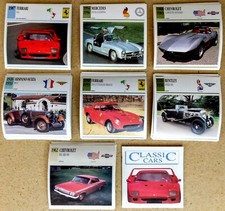 LOT Of 140 Vintage 90's Edito-Service Classic Cars Collector Cards First 7 Decks
