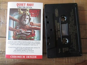 QUIET RIOT '84 canadian CBS cassette CONDITION CRITICAL play tested TAPE Ex - Picture 1 of 7