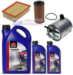 FOR NISSAN QASHQAI+2 2.0 DCI (07-13) OIL AIR FUEL FILTER & OIL 7L SERVICE KIT - Picture 1 of 1