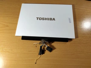 TOSHIBA PORTEGE R400-100 COMPLETE LID ASSEMBLY - DIGITISED LCD, HINGE, CABLES - Picture 1 of 2