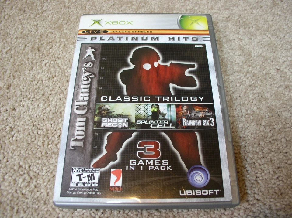 Xbox Tom Clancy's Classic Trilogy: Ghost Recon, Splinter Cell, and Rainbow Six 3 - Image 1 of 1