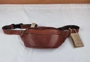 Gusti Leder Studio Spencer, Gürteltasche, Bauchtasche, Braun, Rindsleder