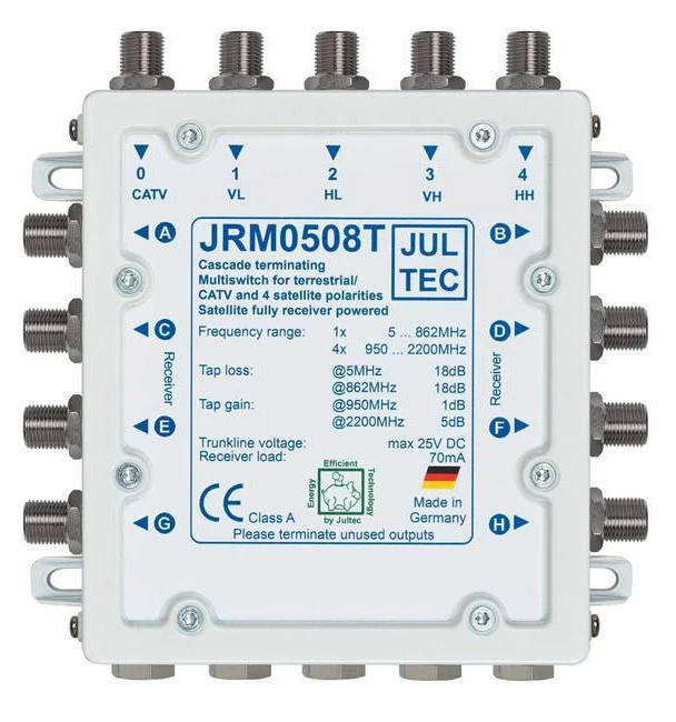 Jultec JRM0508T Multischalter 5/8 - kein Netzteil - Stromkosten sparen - Bild 1 von 1