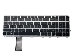 Teclado HP Envy 15-J 17-J M7-J con marco plateado 720242-001 - Imagen 1 de 3
