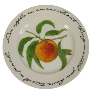 Williams-Sonoma Orchard Suite Salad Plate Peach 8" George du Maurier - Picture 1 of 4