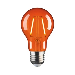 Coloured 2W LED Edison Screw E27 Party Festoon Light Globes-Orange - Picture 1 of 1