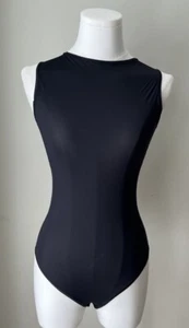 NUEVO CON ETIQUETAS SKIMS Body Cuello Alto Negro Ónix M - Imagen 1 de 6