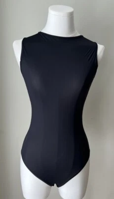 NUEVO CON ETIQUETAS SKIMS Body Cuello Alto Negro Ónix M Foto 1 de 4